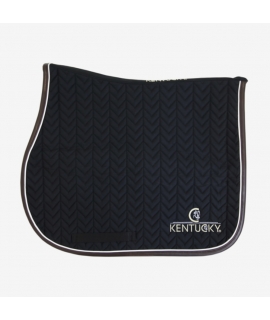 Kentucky - Tapis CSO Leather Fishbone Noir