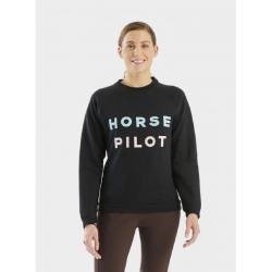 Horse Pilot - Team Sweat-Shirt Femme Noir