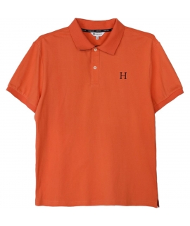 Harcour Homme Polo Poker Corail S22