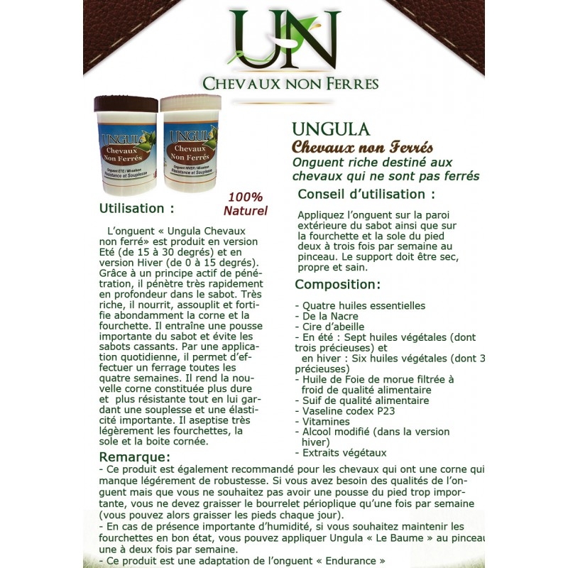 Ungula non ferrés