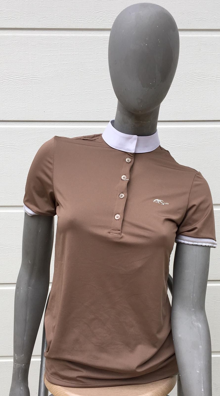 Polo de concours Frida taupe Anna Scarpati