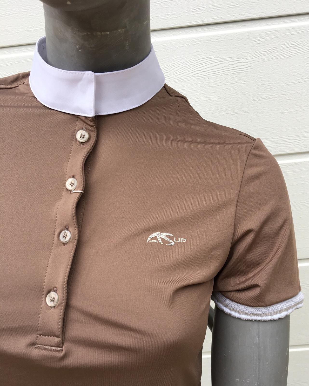 Polo de concours Frida taupe Anna Scarpati